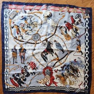 HERMÈS Dans les Branches de l'Ombú Silk Scarf